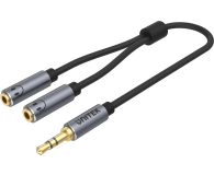 Unitek Adapter Jack 3.5mm - 2x Jack 3.5mm - 326048 - zdjęcie 2